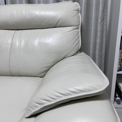 【美品】イタリア本革ソファ　２人用