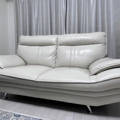 【美品】イタリア本革ソファ　２人用