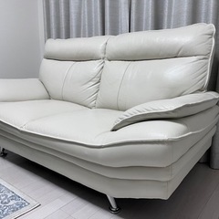 【美品】イタリア本革ソファ　２人用