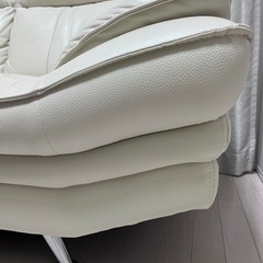 【美品】イタリア本革ソファ　２人用