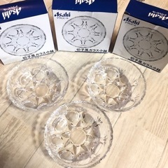 Asahi 切子風ガラス小鉢