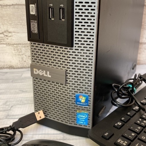 DELLデスクトップパソコンOPTIPLEX3020 本体CORE i3 windows10 4BG HDD 1TBDVD-RW