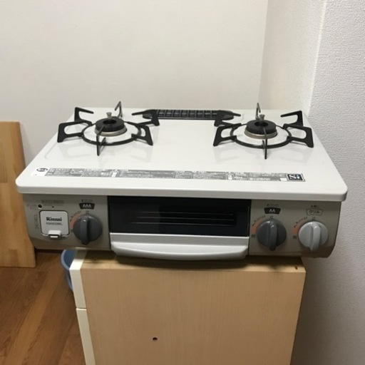 【値下げ】ガスコンロテーブル グリル付