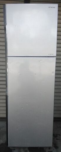 日立2ドア冷蔵庫 R23GA 225L 17年製 シルバー 配送無料