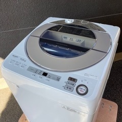 超美品　SHARP シャープ　全自動洗濯機　ES-SH7C-N ...