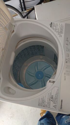 決まりました。洗濯機　東芝　全自動洗濯機　5.0㎏　AW‐5G6　2019年製