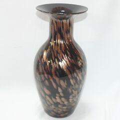 昭和レトロ　花瓶　黒　28ｃｍ　新品