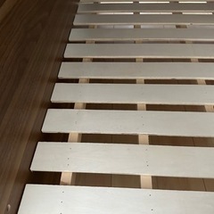 決まりました)ダブルベッド マットレス付(中古)