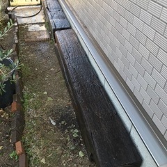 枕木4本 ✴︎お引取りのみ。配送は致しかねます。