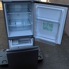 ⑭【税込み】アクア 126L 2ドア冷蔵庫 AQR-13H シルバー 2019年製