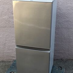 ⑭【税込み】アクア 126L 2ドア冷蔵庫 AQR-13H シルバー 2019年製