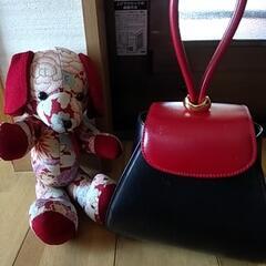 ＊お値引きしました＊小さなハンドバッグ👜と和柄人形2点で