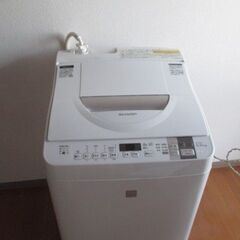 SHARP　洗濯機　ES-T5E4-KW　5.5キロ　中古