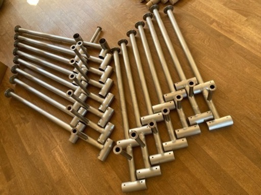 バレエ教室で使われていたバレエバー どなたか使ってください 木材  