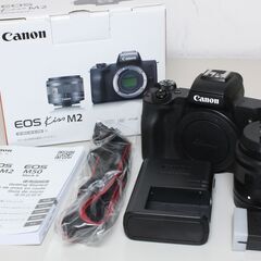 【ネット決済・配送可】Canon/EOS Kiss M2/レンズ...