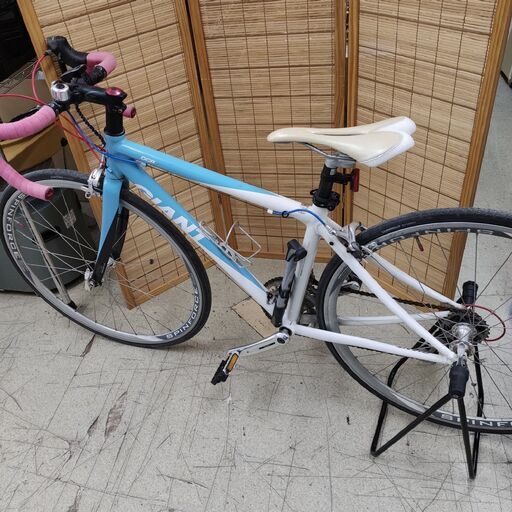 GIANT OCR3 XS 420mm MY S ALUXX6000シリーズ VEROクランク SPINFORCE CATEYE VELO9 ブルーxホワイト ジャイアント スピンフォース