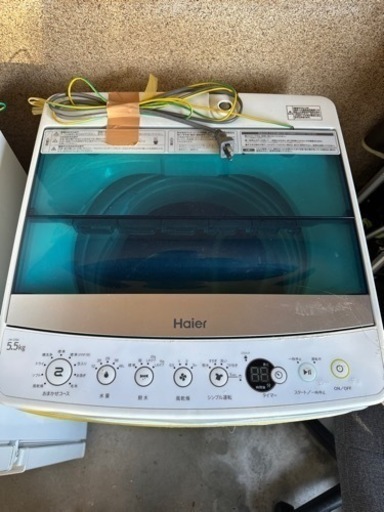 【更に値下げしました！】haier 全自動電気洗濯機 JW-C55A 2019年製