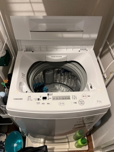 東芝　洗濯機　2018年製　43L