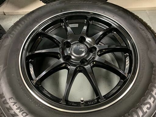ブリザックDM-V3★225/65R17　バリ山！MONZA JAPAN JPスタイル R10　ハリアー　レクサスNX　RAV4　エクストレイル　デリカD5　CX-5