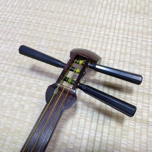 専用商品メンテナンス済み!紅木 津軽仕様の中棹三味線 即納対応