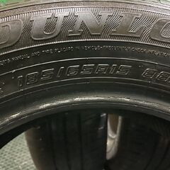 DUNLOP ENASAVE EC300+ 185/65R15 15インチ 夏タイヤ 4本 2021年製 バリ溝
