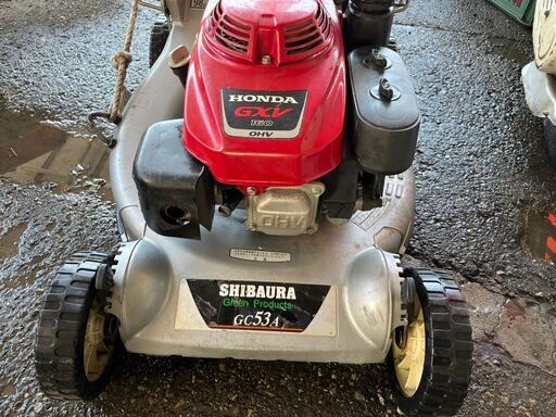 【引取限定】シバウラ GC53A 芝刈機 自走式 HONDA【下関店】【中古】 引取限定】シバウラ GC53A 芝刈機 自走式 HONDA【下関店】【中古】