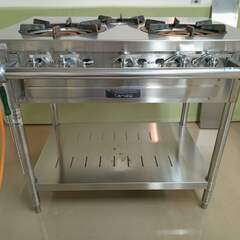 S-TGT-90 tanico 業務用ガステーブル ガスコンロ 3口 都市ガス用