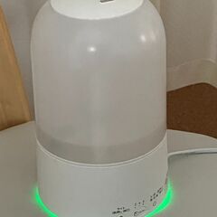 値下げ 美品 超音波加湿器 ブルー グリーン イエロー３色の美し...