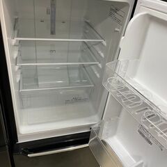 冷蔵庫　No.5799　ハイセンス　2017年製　150L　HR-D15AB　【リサイクルショップどりーむ荒田店】 HR-D15AB 冷蔵庫 パールブラック [150L /2ドア /右開きタイプ] 【お