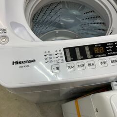 【超美品】ハイセンス洗濯機5.5キロ　2021年モデル Hisense / ハイセンス 2021年製 5.5kg洗濯機 HW-G55E7KK