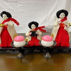 ３人官女 雛人形　ひな人形 　ひな祭り雛祭り 　女の子　雛人形