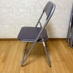 【ネット決済・配送可】パイプ椅子　4脚セット