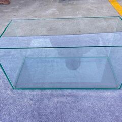 オールガラス水槽② 45×20×22cm ガラス製水槽 フレーム...