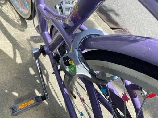 子供　自転車　 22インチ リリアーレ パープル 子供 自転車 22インチ リリアーレ パープル