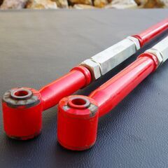 【ご購入者様へお渡し済み】【美品】ジムニー/調整式ラテラルロッド フロント/リア2本セット(オフロードサービスタニグチ製)