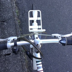 ＜整備・美品＞ブリヂストン・マークローザ・27インチ・シティクロスバイク・ホワイト・シマノ6段変速 点灯虫LEDライト・洗車済みでピカピカ♪