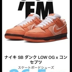 ナイキ SB ダンク LOW x Concepts Orange...