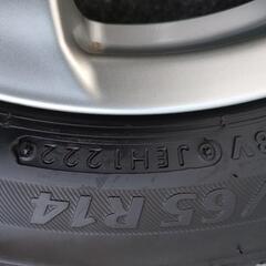 155/65r14　夏タイヤ４本セット　ホイール・ナット付