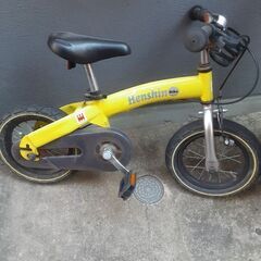 幼児自転車　黄色