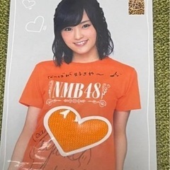 NMB48 山本彩　直筆サイン入りカード　Tシャツ トレーディン...