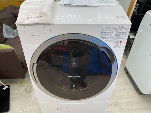 配送設置込み!東芝11.0Kドラム式洗濯乾燥機　2017年製　分解クリーニング済み！！