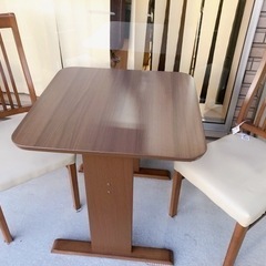 【引取】ダイニングテーブルセット 椅子×2 ニトリ