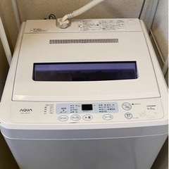 【急募】AQUA 洗濯機 6kg ※2012年製