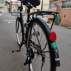 26インチの自転車。とてもきれいな自転車です。色は黒。鍵あります...