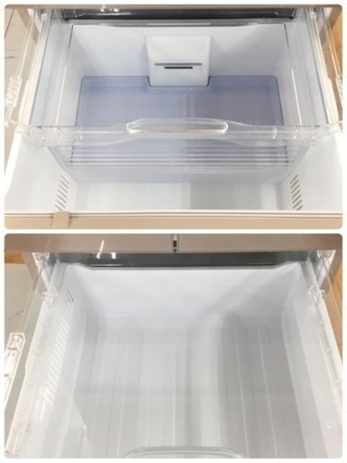 S730 ★ MITSUBISHI  MR-B46D-F 冷蔵庫（455L・右開き）5ドア クリスタルフローラル ⭐動作確認済 ⭐クリーニング済