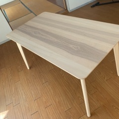 IKEA ダイニングテーブル(LISABO) 140 cm x ...