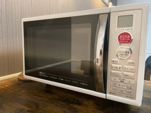 SHARP シャープ 電子レンジ オーブンレンジ RE-190KS-W【中古品】2017年製