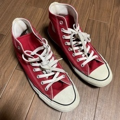【中古品】コンバース赤 26.5cm