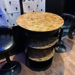 【オーダーページ】ドラム缶 テーブル 棚付きテーブル DIY