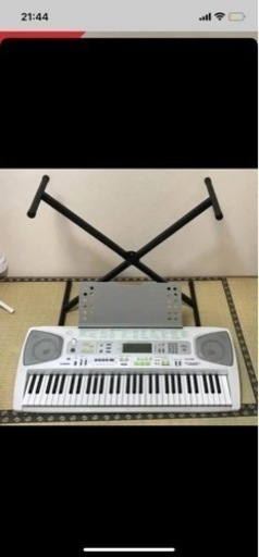 CASIO キーボード スタンド付き!! 光ナビゲ